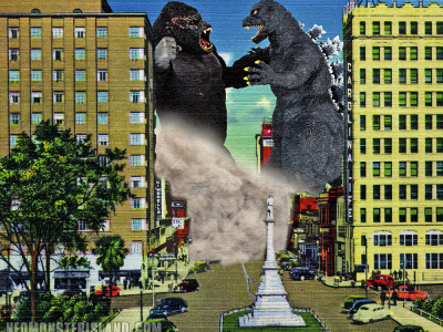 Kaiju on Main Street